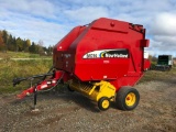 2007 New Holland BR750A silage special round baler; net wrap; Xtra Sweep pickup; 9,679 bales; s/n