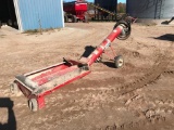 Hutchinson 8in x 7ft trailer unloading hopper auger w/ hydraulic drive.