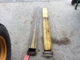 Forklift extensions.