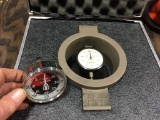 Tension gauge & tachometer.