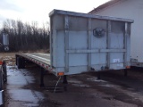 2000 Easton Aluminum 48' flatbed trailer; 9' spread axle; s/n 1E1H5Y288YRD2