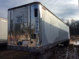1980 Great Dane 42' tandem axle storage van trailer; s/n 1GRBA8423BB022703;
