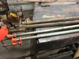 4 - pipe clamps.