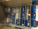 Rolling parts rack w/ contents.