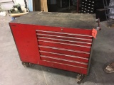 Rolling tool chest w/ mechanic tools.