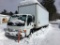 2000 Isuzu NPR HD single axle; truck; diesel; auto w/ 20' enclosed van body