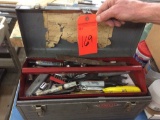 Tool box w/ tools.