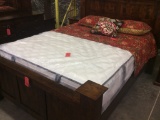 Restonic Queen double sided Kingston pillow top mattress; (Mattress Only).