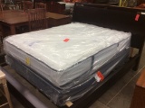 Restonic Queen Blue Harbor double sided pillow top mattress set.
