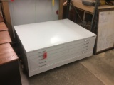 Blue print file cabinet w/ full extension.