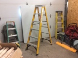 Husky 6' fiberglass step ladder.
