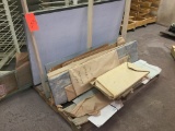 Pallet of beveled mirrors & glass.