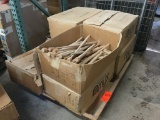 Pallet of spindles.