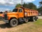 (TITLE) 1992 IHC 2554 tri axle dump truck; DT466 diesel engine; 8 speed trans; Heil 15ft double