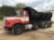 (TITLE) 1979 Ford 9000 tri axle dump truck; Cummins Power Torque 270 engine; Split Torque