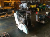 Target FS702T Pro 35 II walk behind concrete saw w/ Wisconsin 4 cycle LP gas engine; 950 hours; s/n