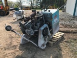 Target 6505 walk-behind concrete saw; Wisc. 65 hp. gas engine; 2,829 hours; s/n 8628E.