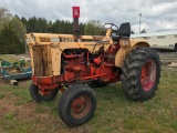 Case 830 tractor; open station; diesel engine; 18.4 x 30 rears; 2-hyds; 1,777 hours showing; s/n