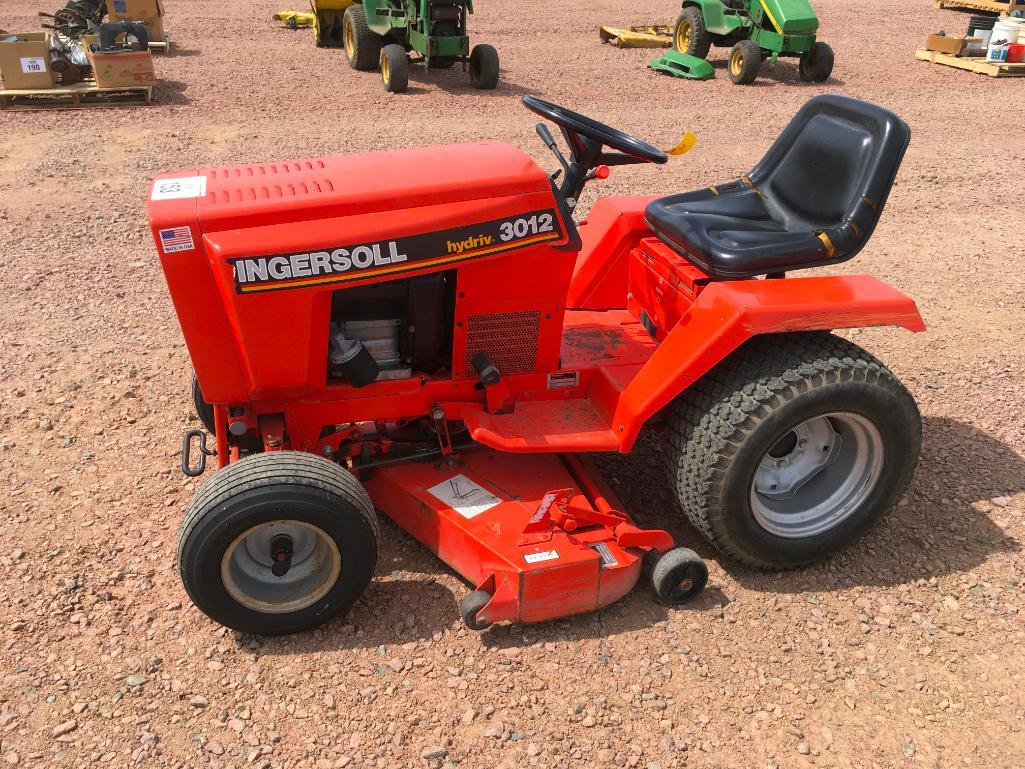 Ingersoll 3012 hydriv lawn tractor 12.5 hp gas Proxibid