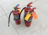 3 - fire extinguishers.