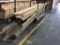 Factory cart w/ wood base trim.