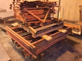 3 - rings of 5' & 3 - rings of 2 1/2' scaffold w/ braces; outriggers & casters.