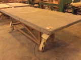 5' x 10' pneumatic tilt assembly table.