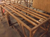 3' x 8' H.D. steel table.