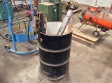 55-gallon drum w/ pneumatic pump.