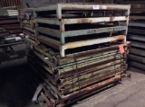 Stackable pallet rack; 16 - bottoms; 20 - sides; 40