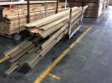 Factory cart w/ wood base trim.