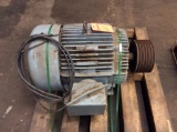 Large electric motor; hp unknown.