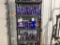 Plastic rack w/ air & oil filters.