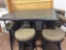 Bar height table w/ 4-chairs.