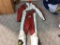 Pro Sport leather motorcycle racing suit (Red).