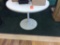 White round table.