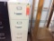 Hon 4-drawer cream letter file.
