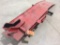 Foot operated motorcycle lift.