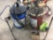 Cart w/ oil/grease pumps & lube.