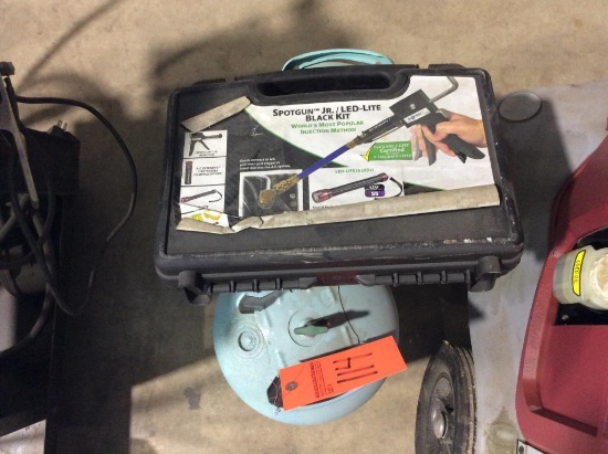 Full tank of R-134a refrigerant.