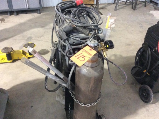 Matco TG2010 AV/DC TIG Pulse PFC welder w/ cart.