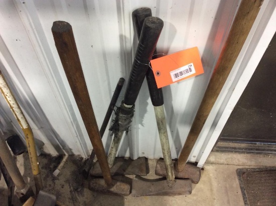 Lot of tire tools & mauls.