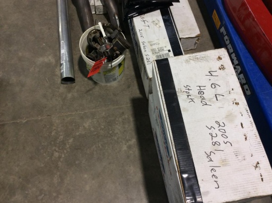 Ford 4.6L parts: heads; crank; cams; exhaust.