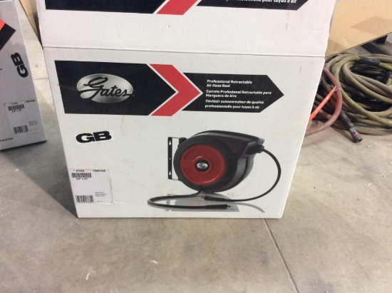 Gates retractable hose reel & hose; (New).