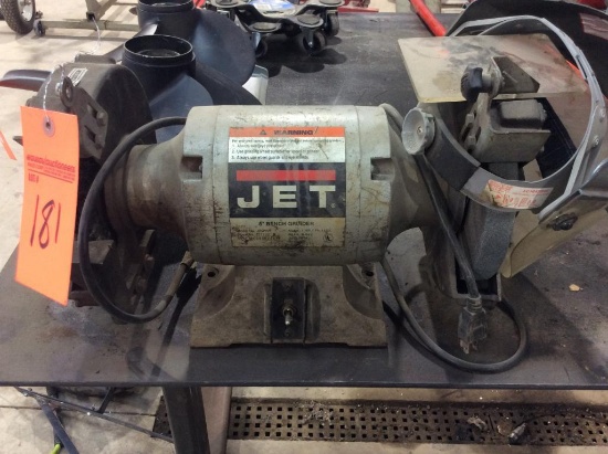 Jet 8" double end bench grinder.