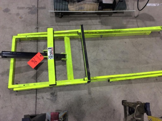 Snowmobile lift.