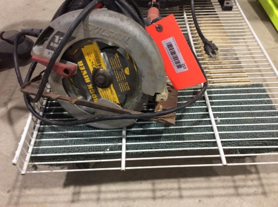 Skil saw w/ cart.