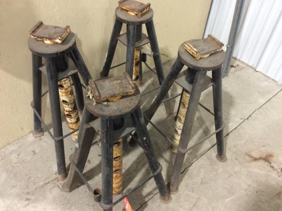 4-Omega 10-ton trailer jack stands.