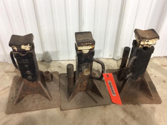 3-H.D. 22-ton jack stands.
