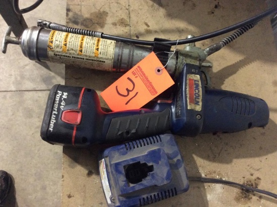 Lincoln cordless power luber.